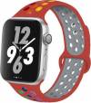 OEM New Fashion Silicone Strap Watch band For Apple Watches - Rainbow Red